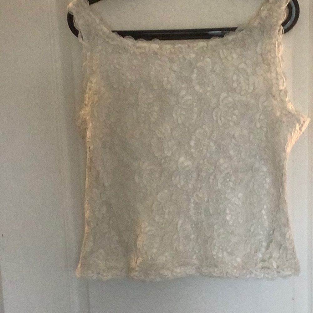 Next cream lace top